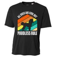 Poodle Love Retro Vibe Cooling Performance Crew T-Shirt