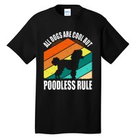 Poodle Love Retro Vibe Tall T-Shirt