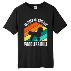 Poodle Love Retro Vibe Tall Fusion ChromaSoft Performance T-Shirt