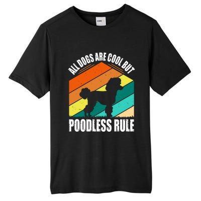 Poodle Love Retro Vibe Tall Fusion ChromaSoft Performance T-Shirt