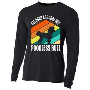 Poodle Love Retro Vibe Cooling Performance Long Sleeve Crew