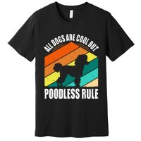 Poodle Love Retro Vibe Premium T-Shirt