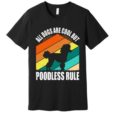 Poodle Love Retro Vibe Premium T-Shirt