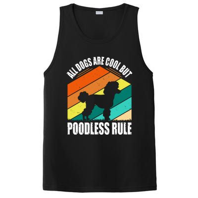 Poodle Love Retro Vibe PosiCharge Competitor Tank