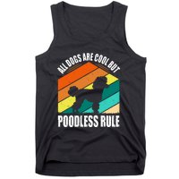 Poodle Love Retro Vibe Tank Top