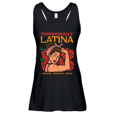 Phenominally Latina Rosie Hispanic Heritage Month Ladies Essential Flowy Tank