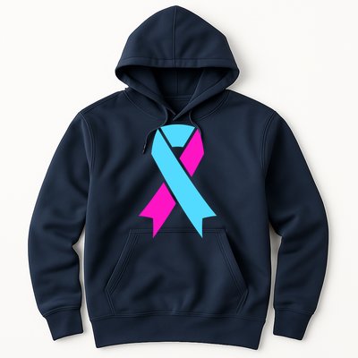 Pro Life Ribbon Pregnancy Infant Loss Awareness Stop Abortion Hoodie