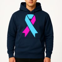 Pro Life Ribbon Pregnancy Infant Loss Awareness Stop Abortion Hoodie