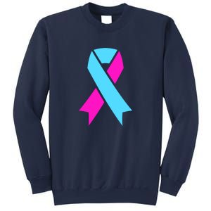 Pro Life Ribbon Pregnancy Infant Loss Awareness Stop Abortion Sweatshirt