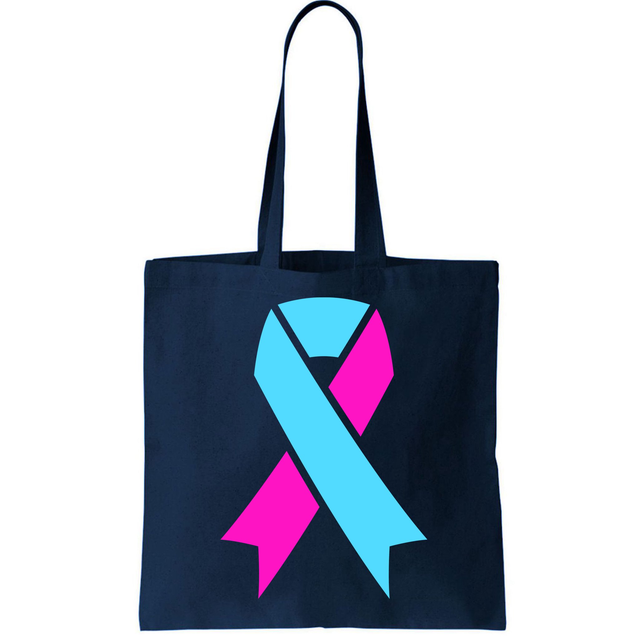 Pro Life Ribbon Pregnancy Infant Loss Awareness Stop Abortion Bag