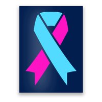 Pro Life Ribbon Pregnancy Infant Loss Awareness Stop Abortion Poster