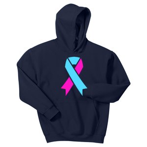 Pro Life Ribbon Pregnancy Infant Loss Awareness Stop Abortion Kids Hoodie