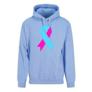 Pro Life Ribbon Pregnancy Infant Loss Awareness Stop Abortion Unisex Surf Hoodie