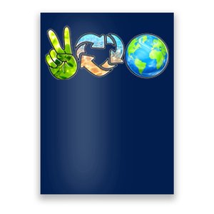 Peace Love Recycle Earth Celebrate Earth Day Everyday Poster