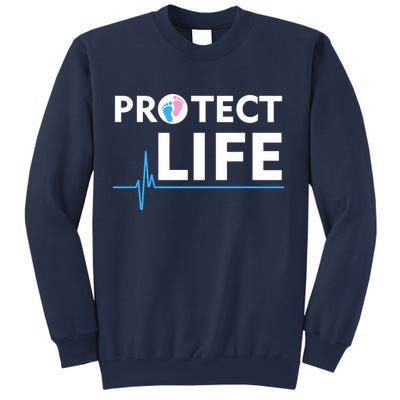 Protect Life Ribbon Pregnancy Infant Loss Awareness Stop Abortion Sweatshirt