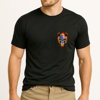 Patriotic Lacrosse Skull Performance Shirt
