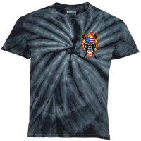 Patriotic Lacrosse Skull Kids Tie-Dye T-Shirt