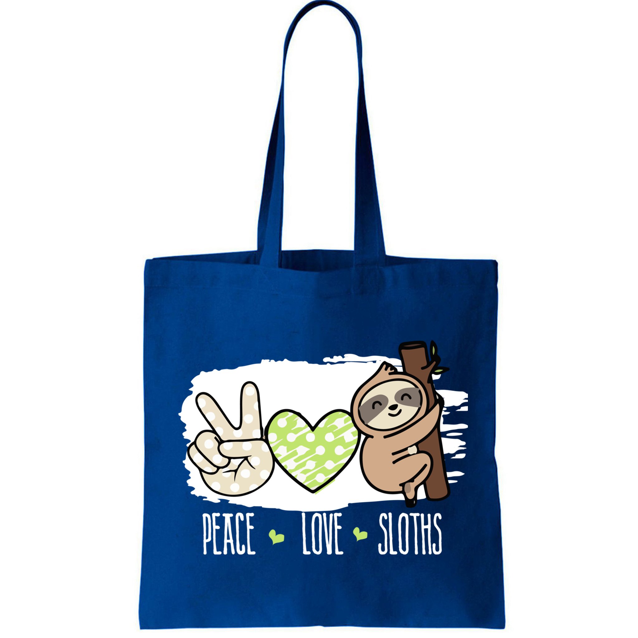Peace Love Sloths Tropical Sloth Lover Hippie Gift Bag