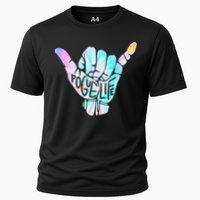 Pogue Life Shaka Hand Hang Loose Tie Dye Pattern (obx) Cooling Performance Crew T-Shirt