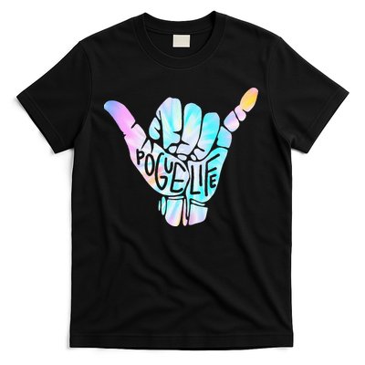 Pogue Life Shaka Hand Hang Loose Tie Dye Pattern (obx) T-Shirt