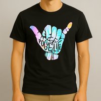 Pogue Life Shaka Hand Hang Loose Tie Dye Pattern (obx) T-Shirt