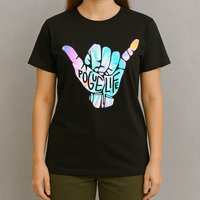 Pogue Life Shaka Hand Hang Loose Tie Dye Pattern (obx) T-Shirt