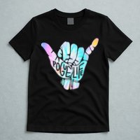 Pogue Life Shaka Hand Hang Loose Tie Dye Pattern (obx) T-Shirt