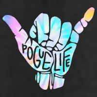 Pogue Life Shaka Hand Hang Loose Tie Dye Pattern (obx) Golf Towel