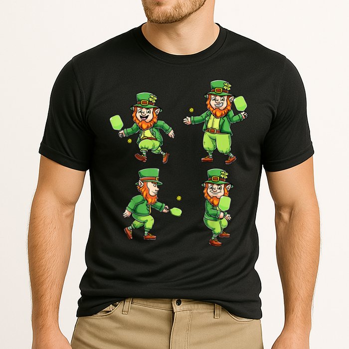Pickleball Leprechauns St Patrick's Day Pickleball Player Performance Shirt