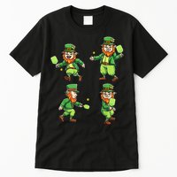 Pickleball Leprechauns St Patrick's Day Pickleball Player Tall T-Shirt