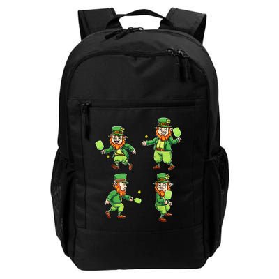 Pickleball Leprechauns St Patrick's Day Pickleball Player Backpack