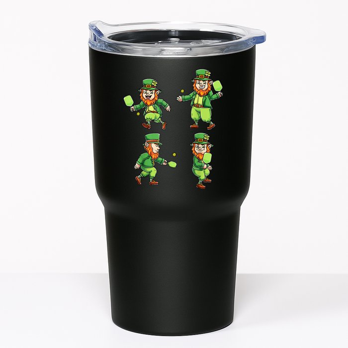 Pickleball Leprechauns St Patrick's Day Pickleball Player Tumbler