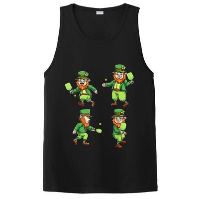 Pickleball Leprechauns St Patrick's Day Pickleball Player PosiCharge Competitor Tank