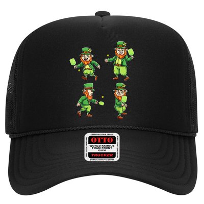 Pickleball Leprechauns St Patrick's Day Pickleball Player Trucker Hat