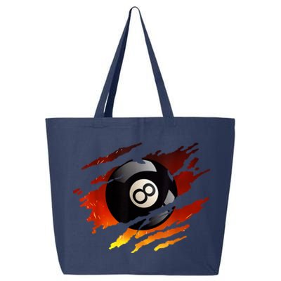 Pool League Snooker Eight Ball Billiards 8 Ball Pool Gift 25L Jumbo Tote