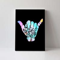 Pogue Life Shaka Hand Hang Loose Tie Dye Pattern Canvas