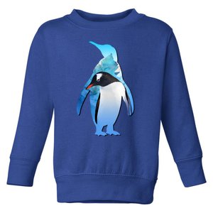 Penguin Lovers Silhouette Earth Day And Ocean Week Cute Gift Toddler Sweatshirt