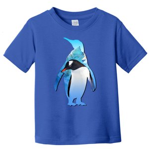 Penguin Lovers Silhouette Earth Day And Ocean Week Cute Gift Toddler T-Shirt