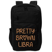 Pretty Libra September October Birthday Asian Latino Black Impact Tech Backpack