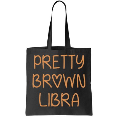 Pretty Libra September October Birthday Asian Latino Black Tote Bag