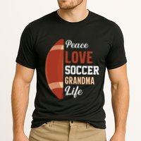Peace Love Soccer Grandma Life Graphic Cooling Performance Crew T-Shirt