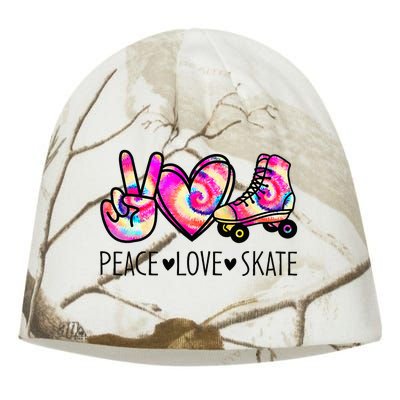 Peace Love Skate Tie Dye Roller Skating For Kati - Camo Knit Beanie