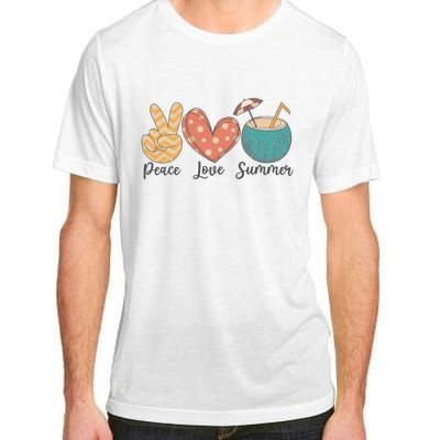 Peace Love Summer Adult ChromaSoft Performance T-Shirt