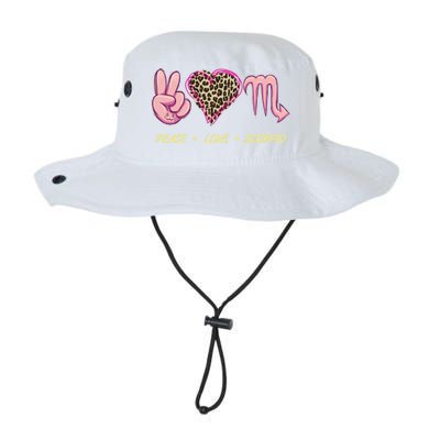 Peace Love Scorpio Zodiac Sign Horoscope Gift Legacy Cool Fit Booney Bucket Hat