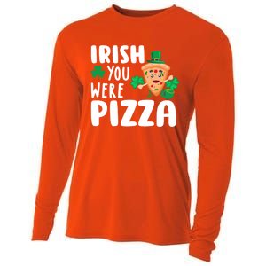 Pizza Lover St Patricks Gift Cooling Performance Long Sleeve Crew