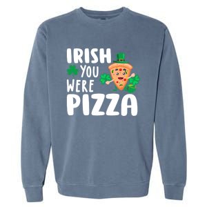 Pizza Lover St Patricks Gift Garment-Dyed Sweatshirt