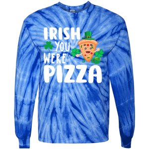 Pizza Lover St Patricks Gift Tie-Dye Long Sleeve Shirt