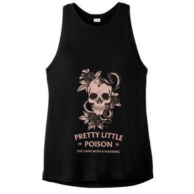 Pretty Little She Came With A Warning Country Song Ladies PosiCharge Tri-Blend Wicking Tank