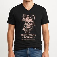 Pretty Little She Came With A Warning Country Song V-Neck T-Shirt