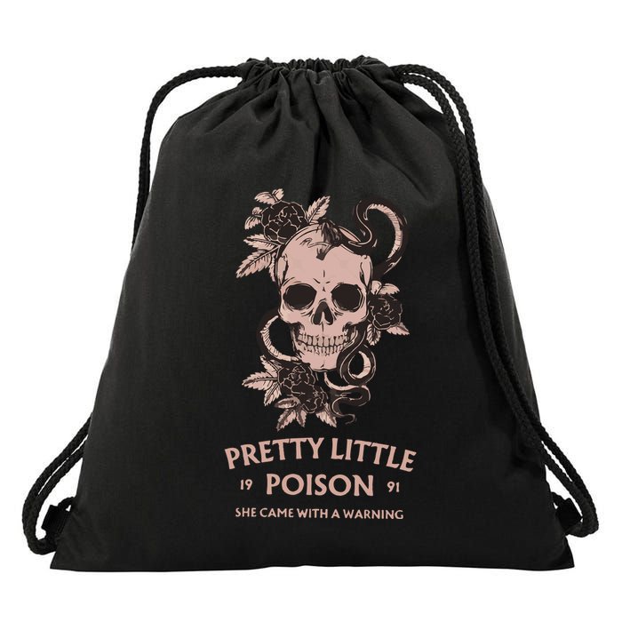 Pretty Little She Came With A Warning Country Song Drawstring Bag